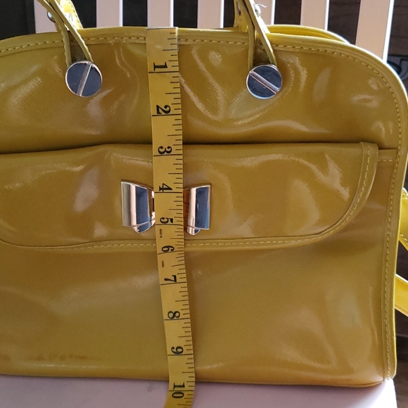 Mustard colored yellow cross body or tote - Picture 7 of 8